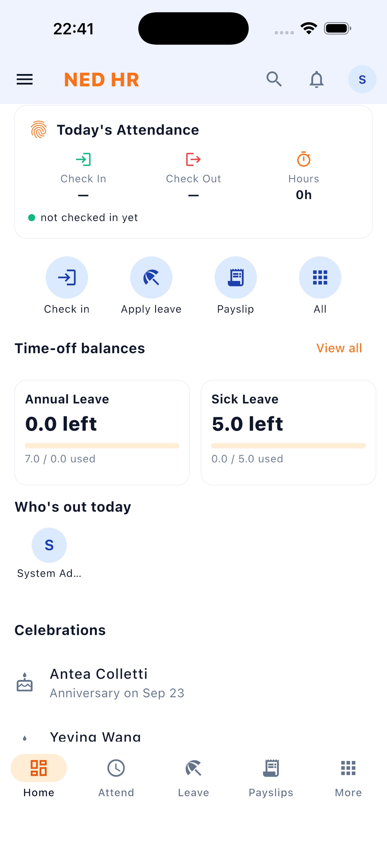Screenshot 6 of NED HR