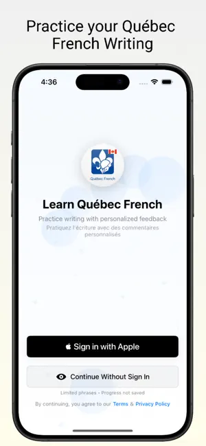 Québec French screenshot 1