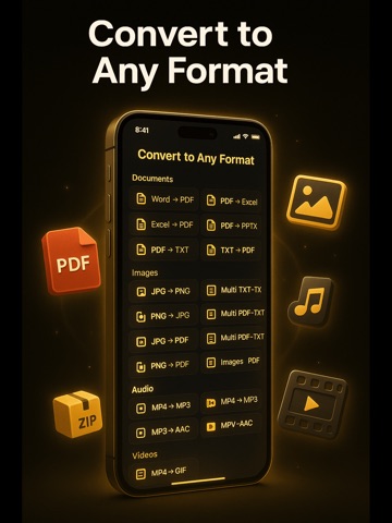 Fexo All File Converter iPad screenshot