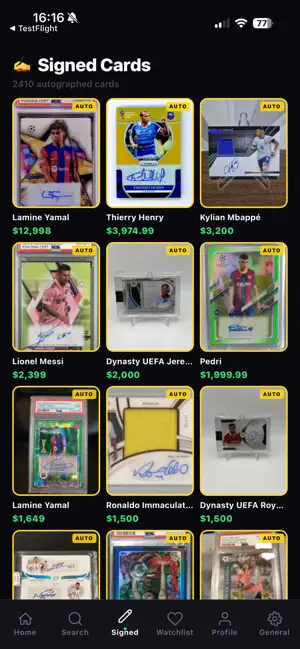 World Soccer Cardbin screenshot 2