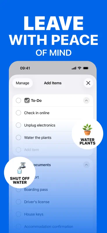 Travel Packing List: Zip2Trip screenshot 3 of 4