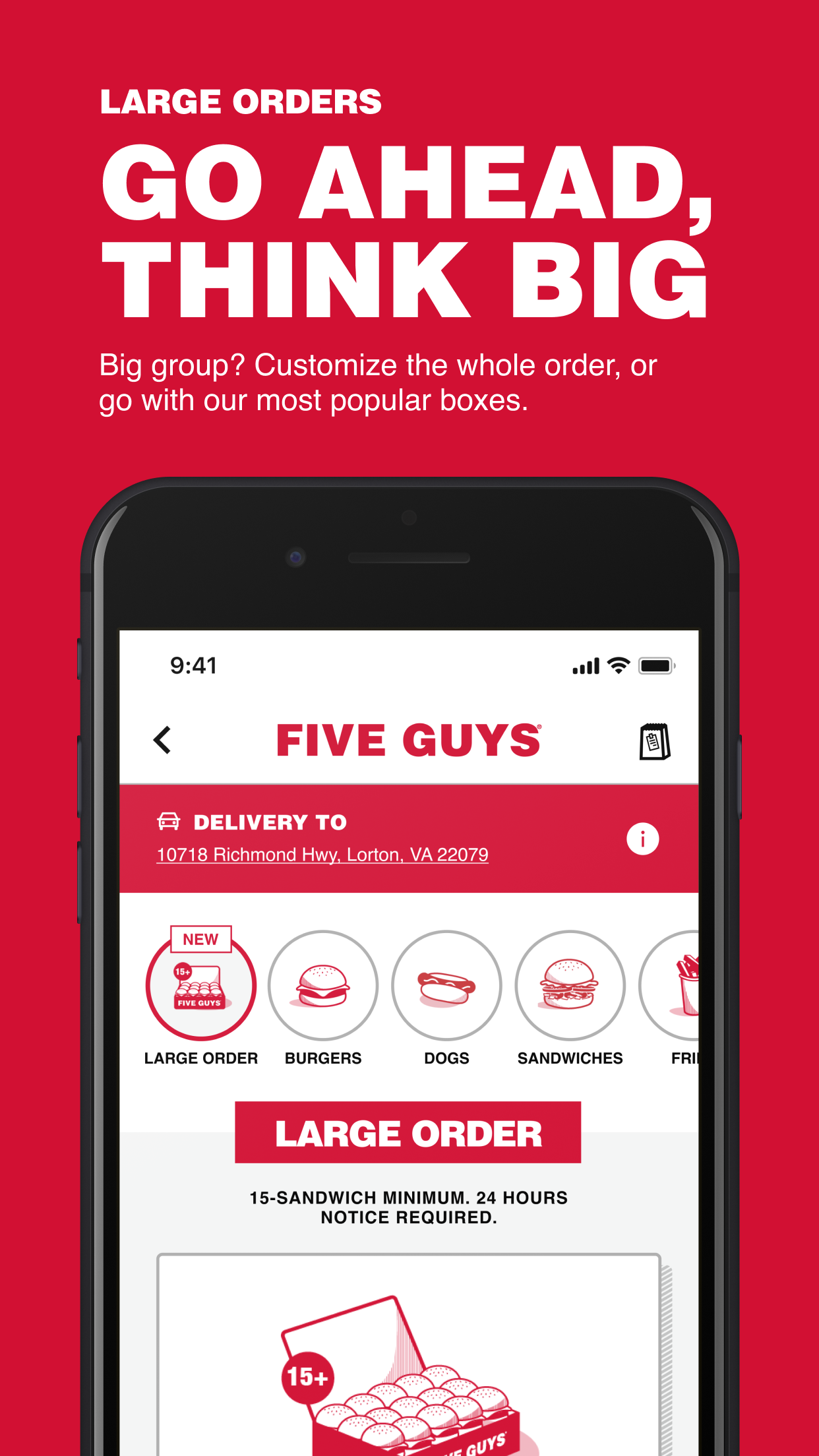 Five Guys Burgers & Fries screenshot 5