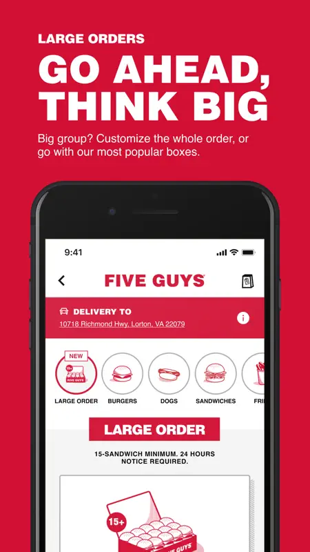 Five Guys Burgers & Fries screenshot 5 of 5