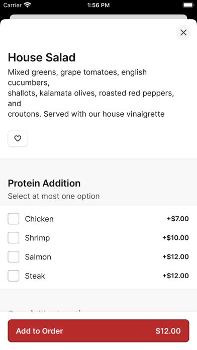 Nanuet Restaurant To Go iPhone screenshot 4 - Food & Drink app