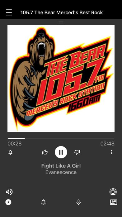 1057 The Bear iPhone screenshot 1 - Entertainment app