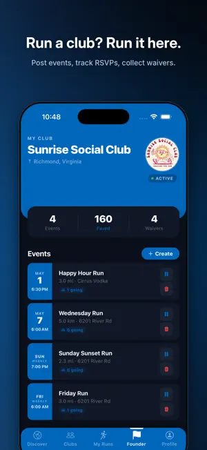 Run Clubs App screenshot 4