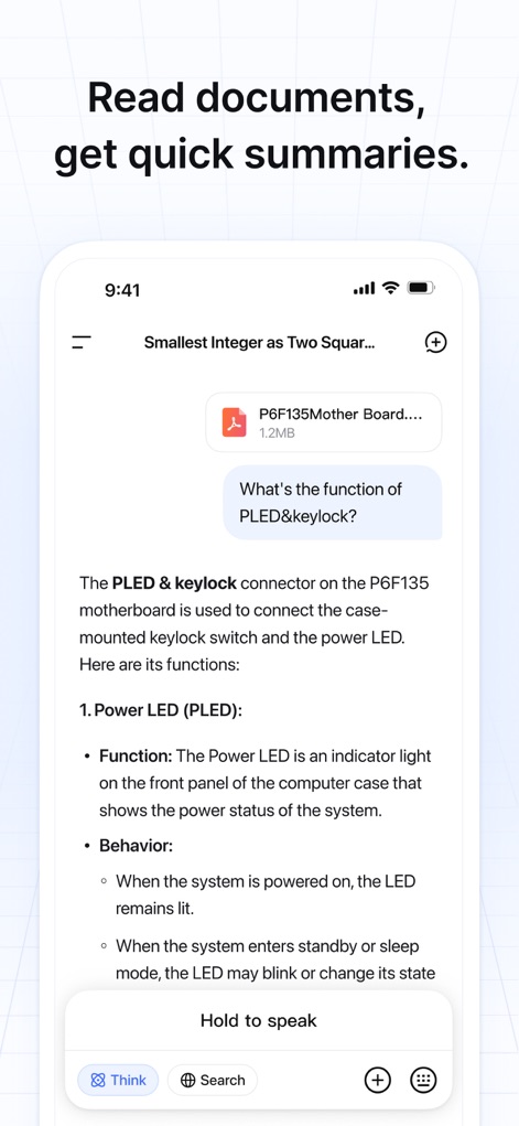 DeepSeek - AI Assistant - Document Comprehension