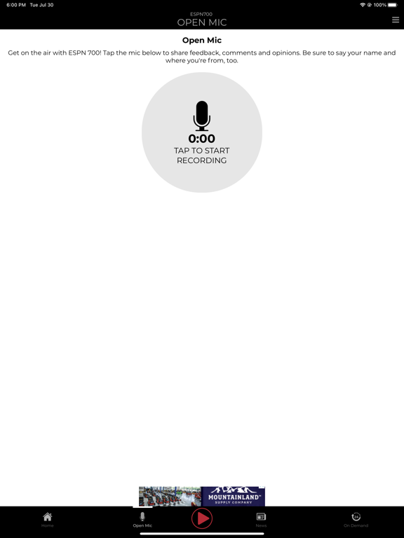 App screenshot