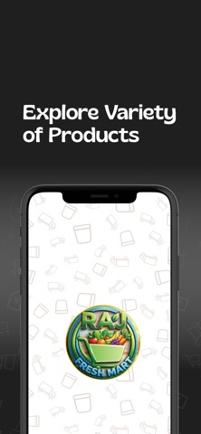 Raj Fresh Mart iPhone screenshot