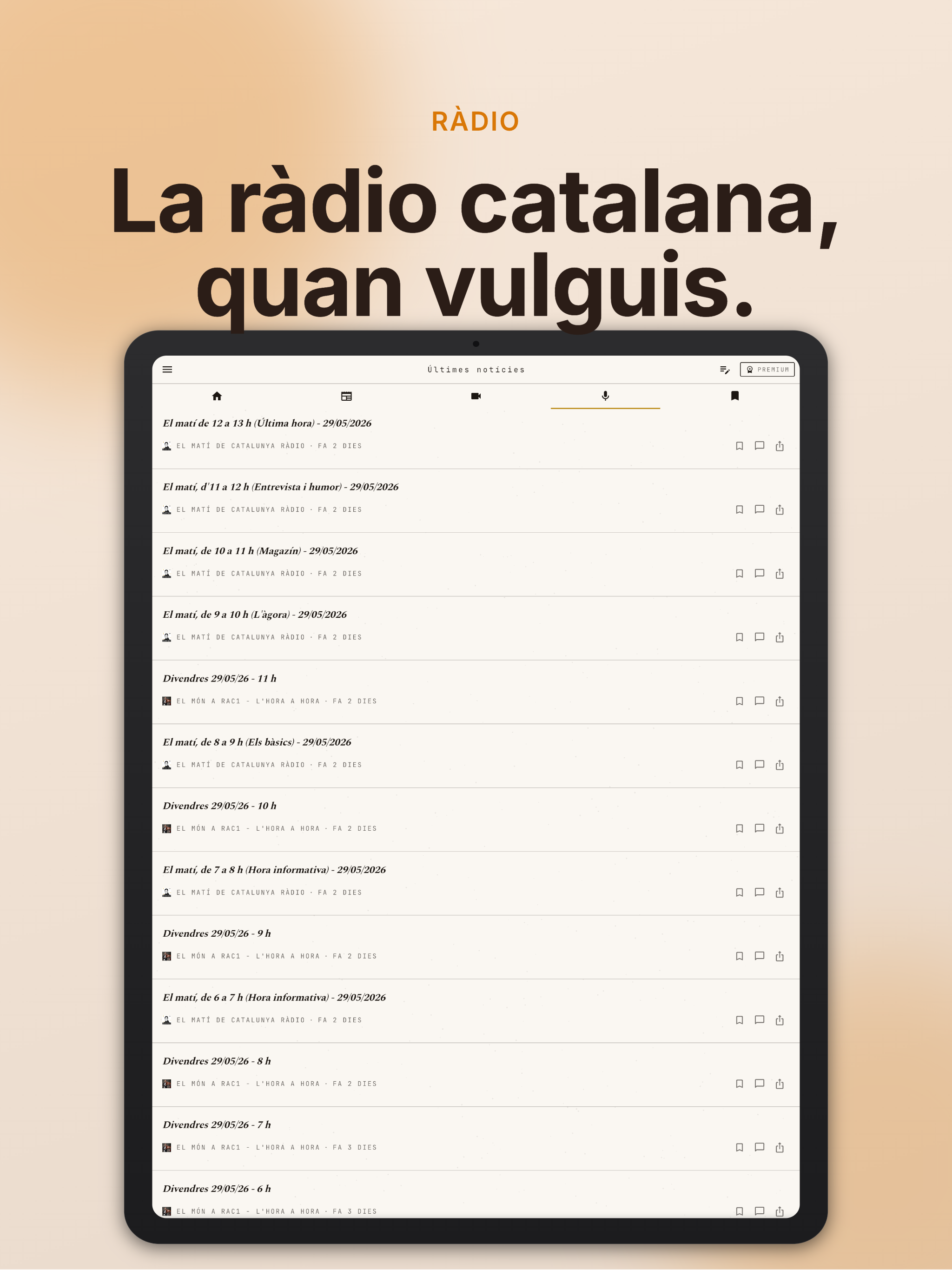 Noticias Cataluña: Diarios TV