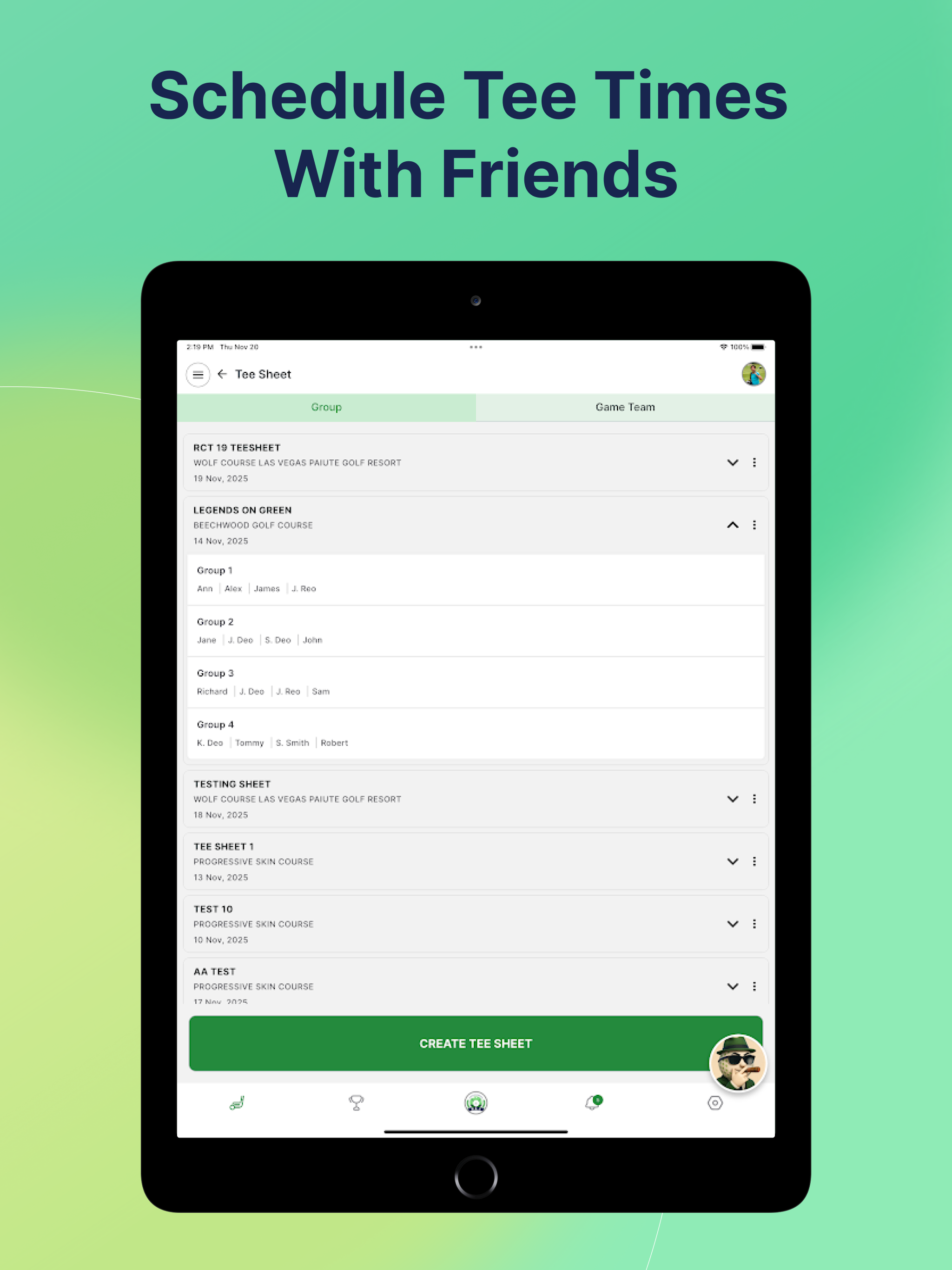 BGA - Blakely Golf App