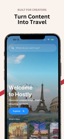 Hostly: Stay for content screenshot