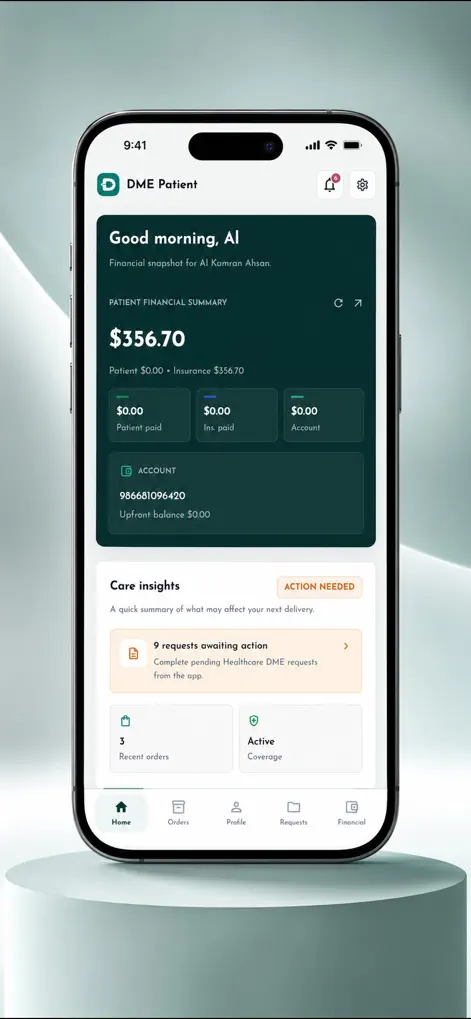 DME Patient - Medical App | MWM