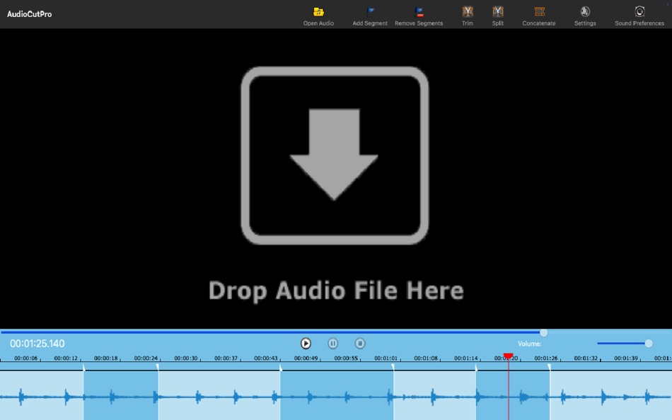 #5. Audio Split Trim Audio Editor (macOS) 由: Alessandro Gimenes Ferri