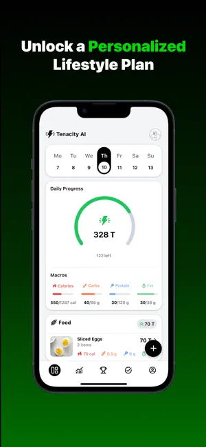 Tenacity AI: Lifestyle Tracker screenshot 1