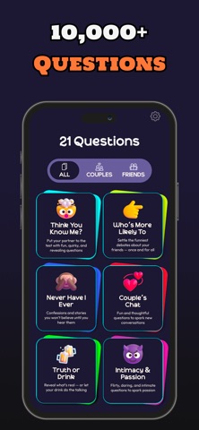 21 Questions: Fun Cards iPhone screenshot