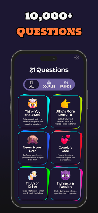 21 Questions: Fun Cards Screenshot 2 of 6