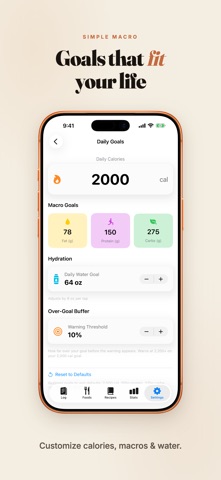 Simple Macro - Nutrition Screenshot 8 of 8