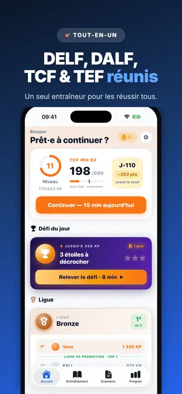 TCF DELF TEF - Tests 2026 screenshot 1 of 9