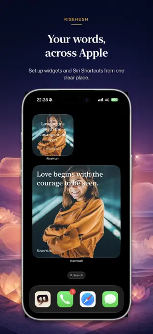 RiseHush: Daily Motivation screenshot 3