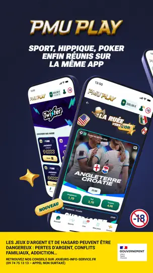 Capture d'écran de PMU PLAY - Sport, Turf & Poker sur iPhone 1