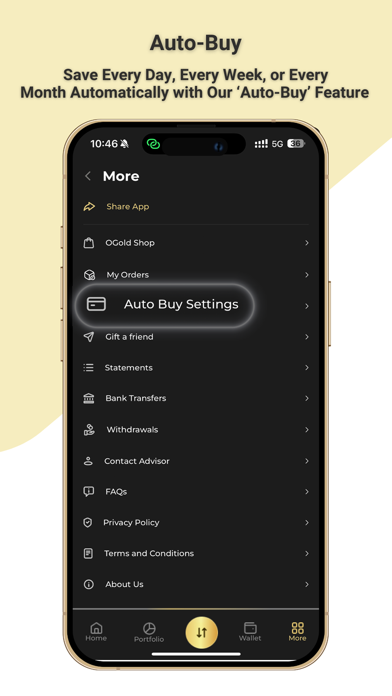 OGold Wallet Screenshot