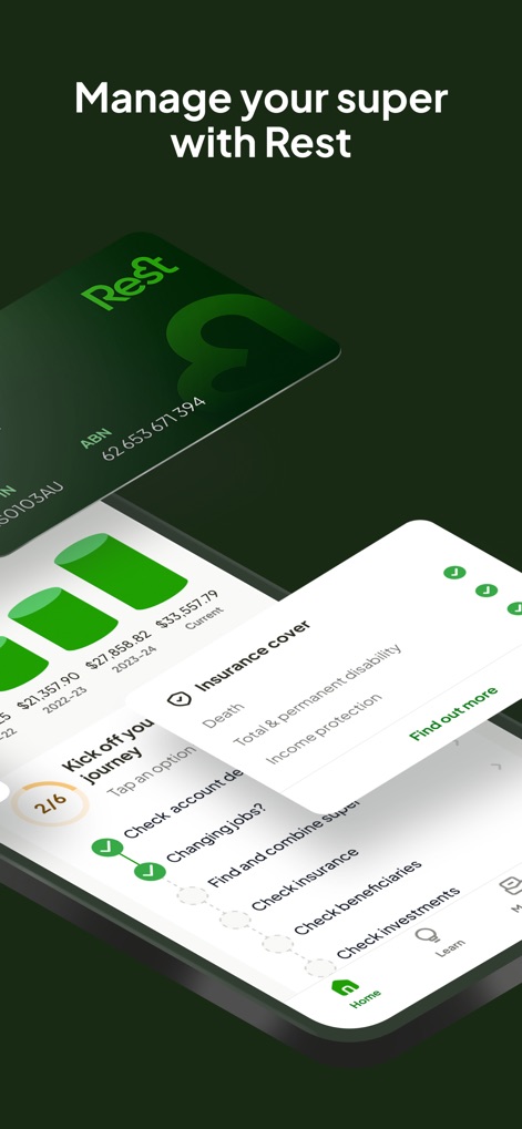 Rest Super - Finance App | MWM