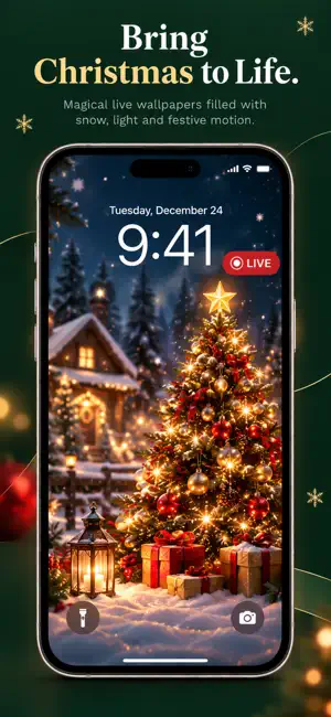 Christmas Live Wallpapers ` screenshot 2