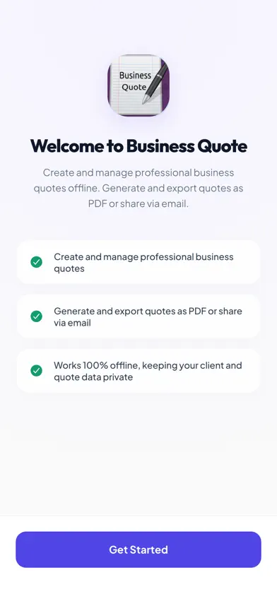 Business Quote screenshot 1