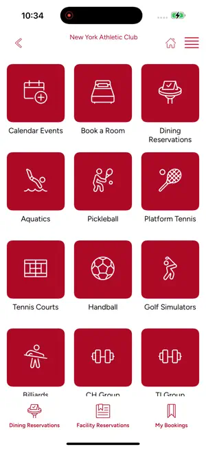 New York Athletic Club screenshot 4
