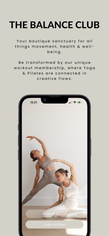 The Balance Club iPhone screenshot