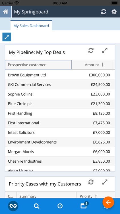 Workbooks CRM Mobile