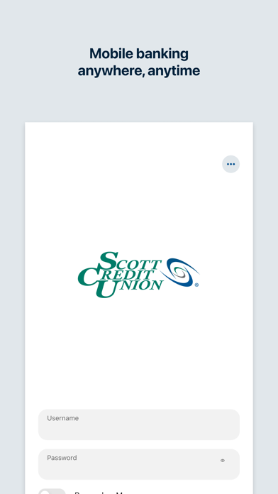 Scott Credit Union Screenshot