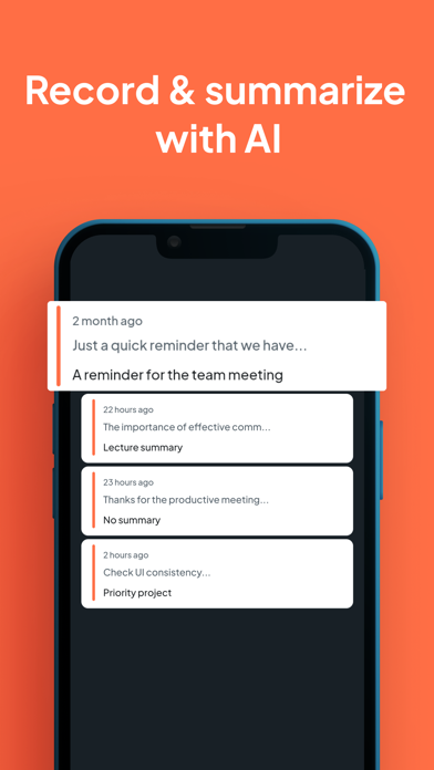 AI Voice to text note taker Screenshot