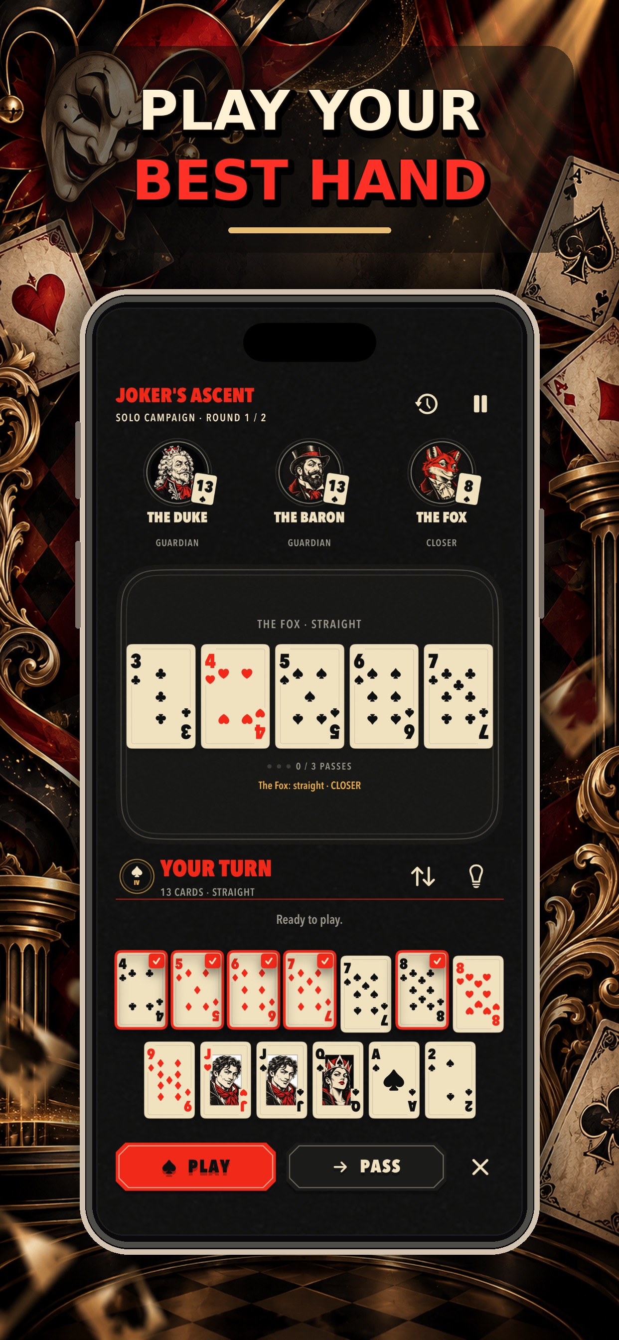 Screenshot 4 of Joker's Ascent: Card Rivals