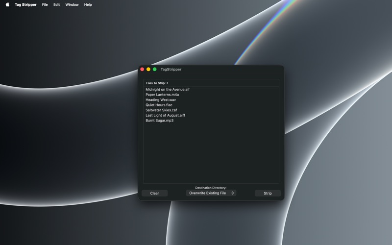 Screenshot #1 pour Tag Stripper