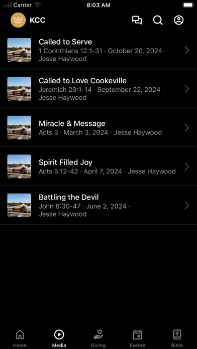 Kingdom Community Cookeville iPhone screenshot 2 - Education app