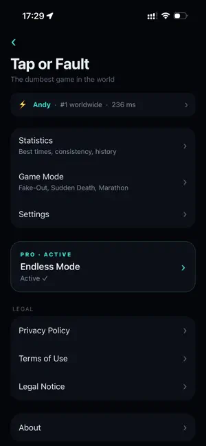 Tap or Fault screenshot 3