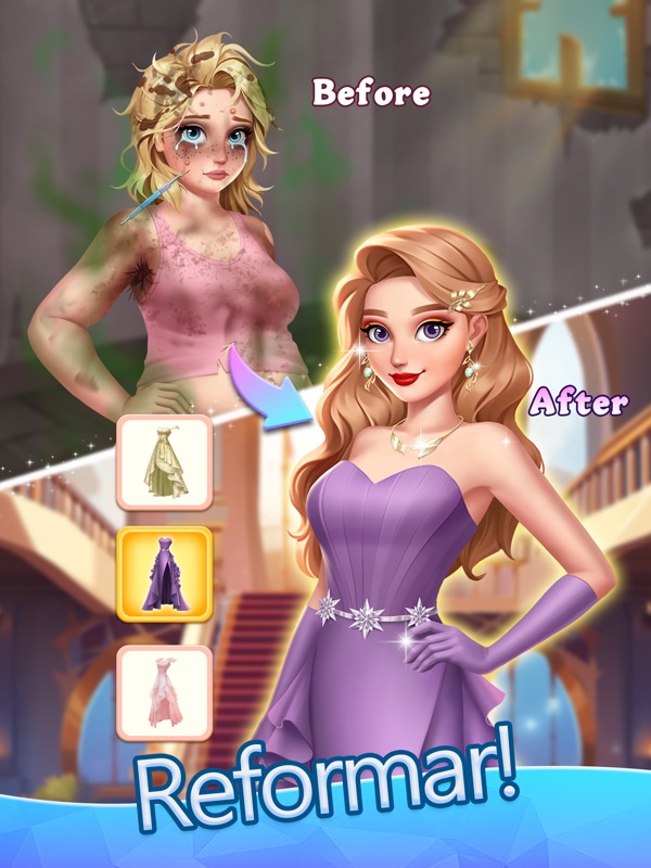 Beauty Tiles: Story&Makeover screenshot 11