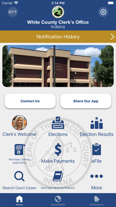 White County Clerk’s Office IN Screenshot