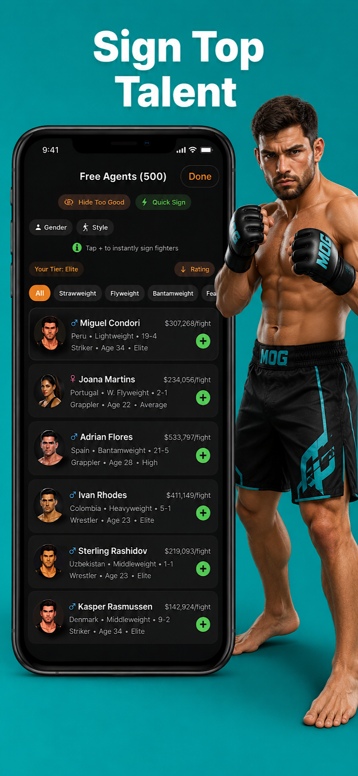 Pocket MMA screenshot 2