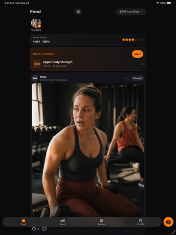 Rally: Fitness Accountability iPad screenshot