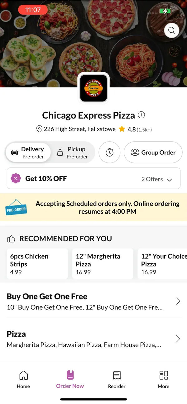 Screenshot #2 pour Chicago Express Pizza