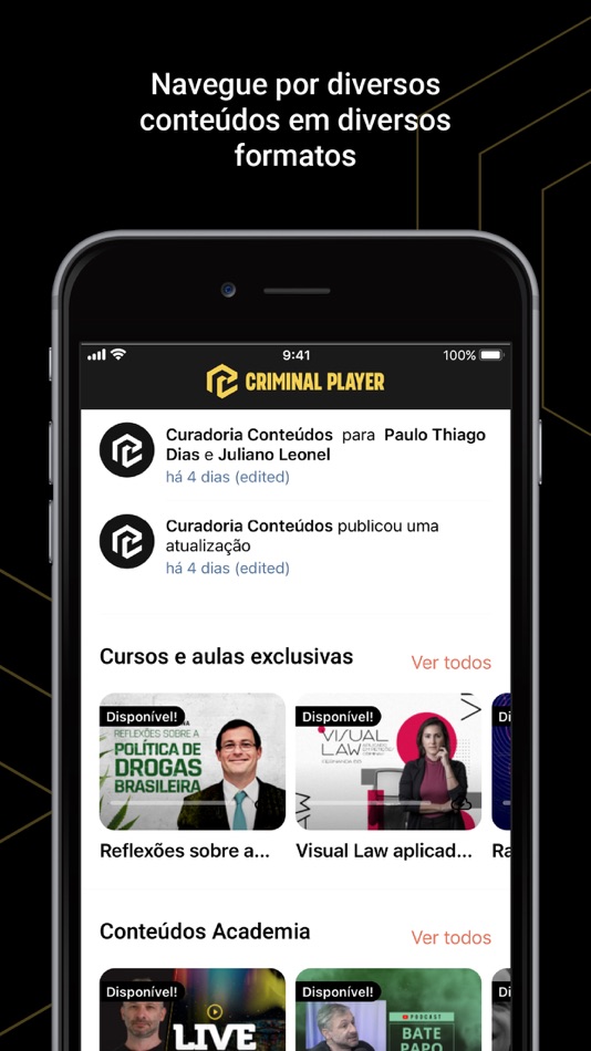 #4. Criminal Player (iOS) Podle: Criminal Player Academia Ltda