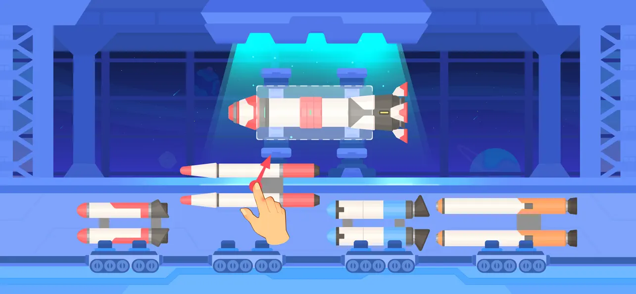 Screenshot #2 pour Jeux de Fusées pour Enfants