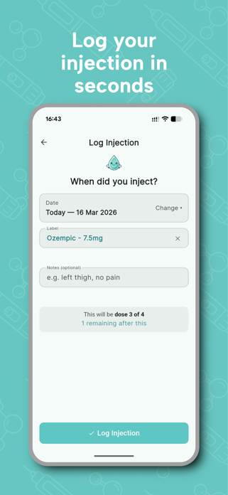 Needled: Injection Tracker Screenshot 5 of 9