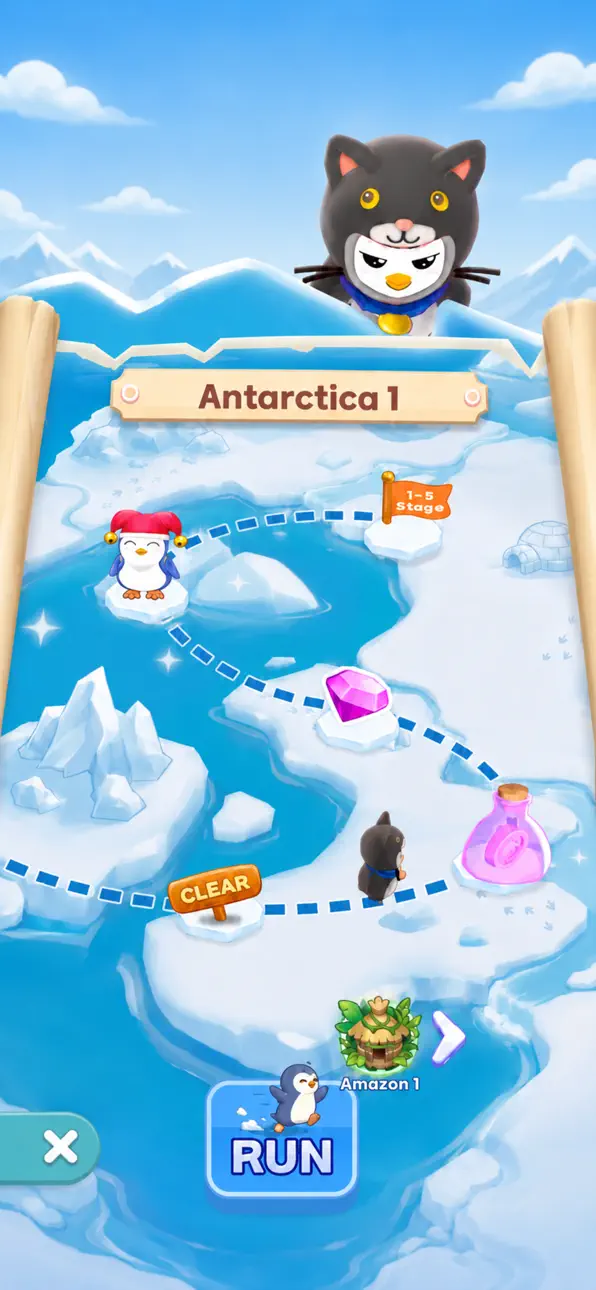 Pingco's Adventure:Penguin Run iOS Mod IPA screenshot 6 - iOS game interface