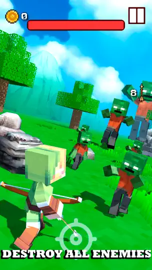 Скриншот Craft Archer Vs Angry Monsters на iPhone 2