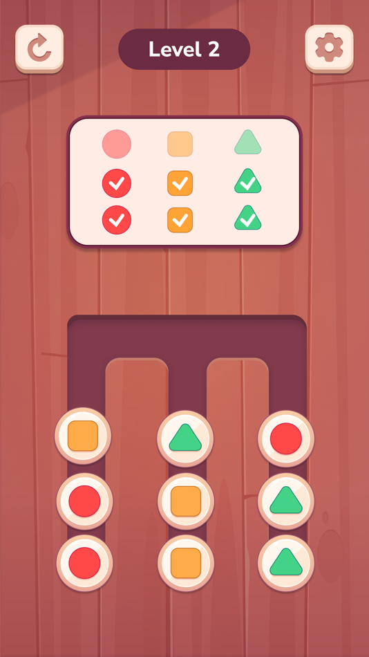 #1. Color Shape Sort Puzzle (iOS) 由: International Education and Communication Investment Corporation