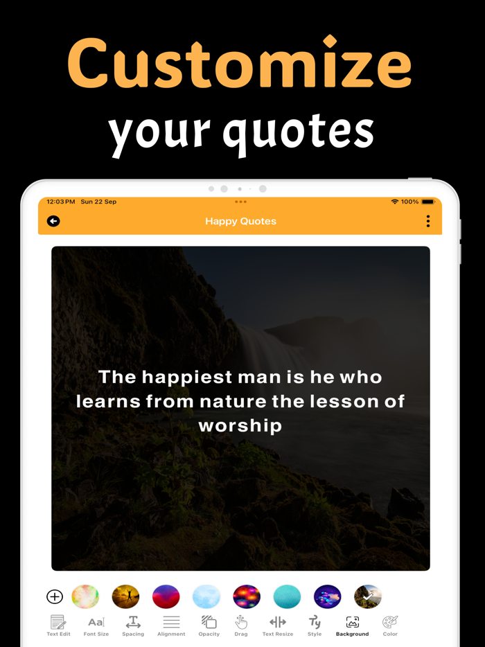 Happy Quotes Maker - Positive